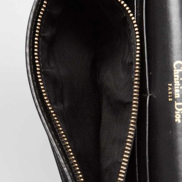 Christian Dior Black Calfskin Leather J'ADIOR Wallet on Chain Clutch Bag - Picture 11 of 12